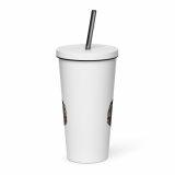 Dad’s Favourite Mug - Insulated tumbler with a straw
