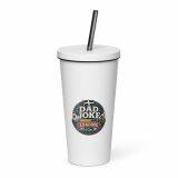 Dad Joke Loading - Insulated tumbler with a straw