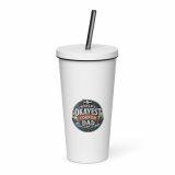 World’s Okayest Cornish Dad - Insulated tumbler with a straw