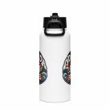 Dad Fuel - Stainless steel water bottle with a straw lid