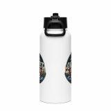 World’s Okayest Cornish Dad - Stainless steel water bottle with a straw lid