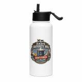 Dad’s Favourite Mug - Stainless steel water bottle with a straw lid