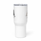 Low Battery Bunny – Travel Mug with a Handle white 25oz front — The Floppy Collection
