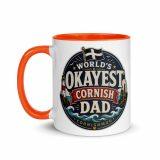 World’s Okayest Cornish Dad - Mug with Color Inside