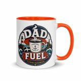 Dad Fuel - Mug with Color Inside