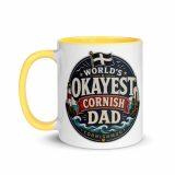 World’s Okayest Cornish Dad - Mug with Color Inside