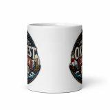 World’s Okayest Cornish Dad - White glossy mug