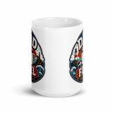 Dad Fuel - White glossy mug