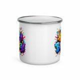 Happy Birthday Splash - Enamel Mug