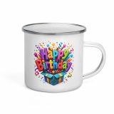 Happy Birthday Box - Enamel Mug