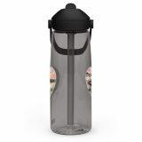 Cornish Fishing Harbour Heart Design – Flip straw water bottle