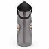 Cornish Fishing Harbour Heart Design – Flip straw water bottle