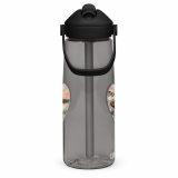 Cornish Fishing Harbour Heart Design – Flip straw water bottle