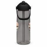Cornish Fishing Harbour Heart Design – Flip straw water bottle
