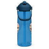 Cornish Fishing Harbour Heart Design – Flip straw water bottle