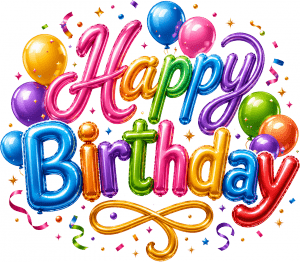 Happy Birthday Ballons