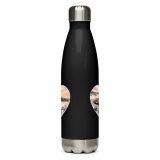 Cornish Fishing Harbour Heart Design – Stainless steel water bottle