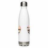 Cornish Fishing Harbour Heart Design – Stainless steel water bottle
