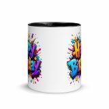 Happy Birthday Splash - Mug with Color Inside