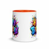 Happy Birthday Splash - Mug with Color Inside