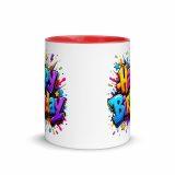 Happy Birthday Splash - Mug with Color Inside
