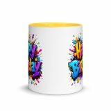 Happy Birthday Splash - Mug with Color Inside