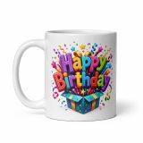 Happy Birthday Box - White glossy mug