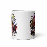 White glossy mug