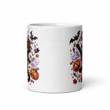 White glossy mug