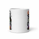 White glossy mug