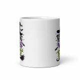 White glossy mug