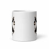 White glossy mug