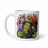 White glossy mug