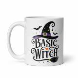 White glossy mug