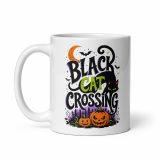 White glossy mug