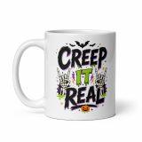 White glossy mug
