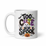 White glossy mug