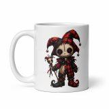 White glossy mug