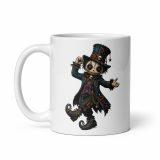 White glossy mug