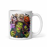 White glossy mug