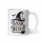 White glossy mug