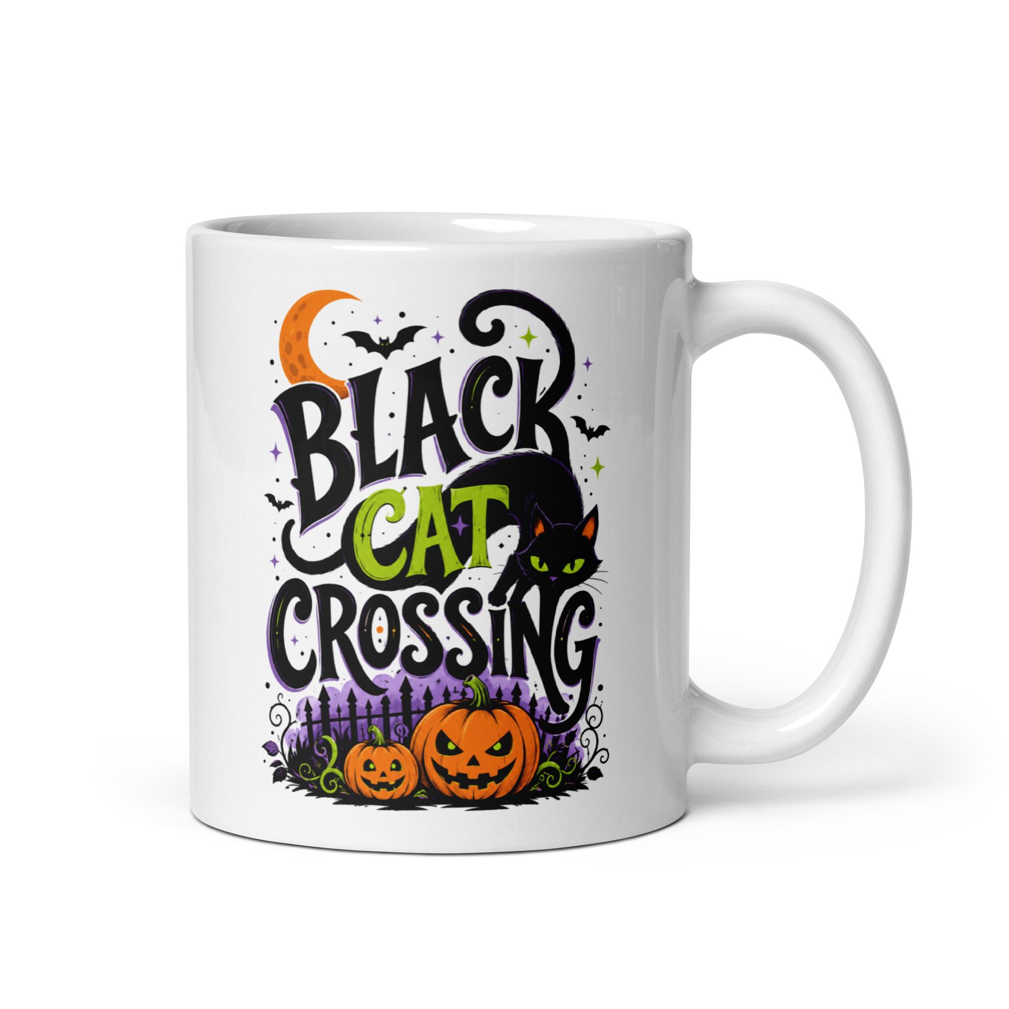 White glossy mug