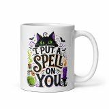 White glossy mug