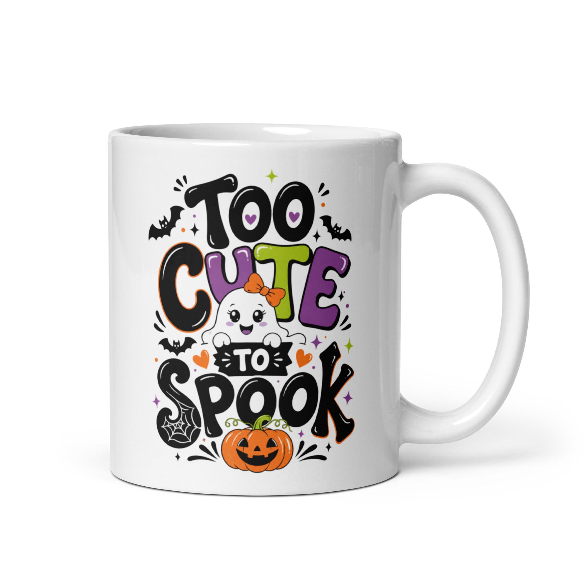 White glossy mug