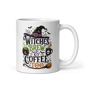 White glossy mug