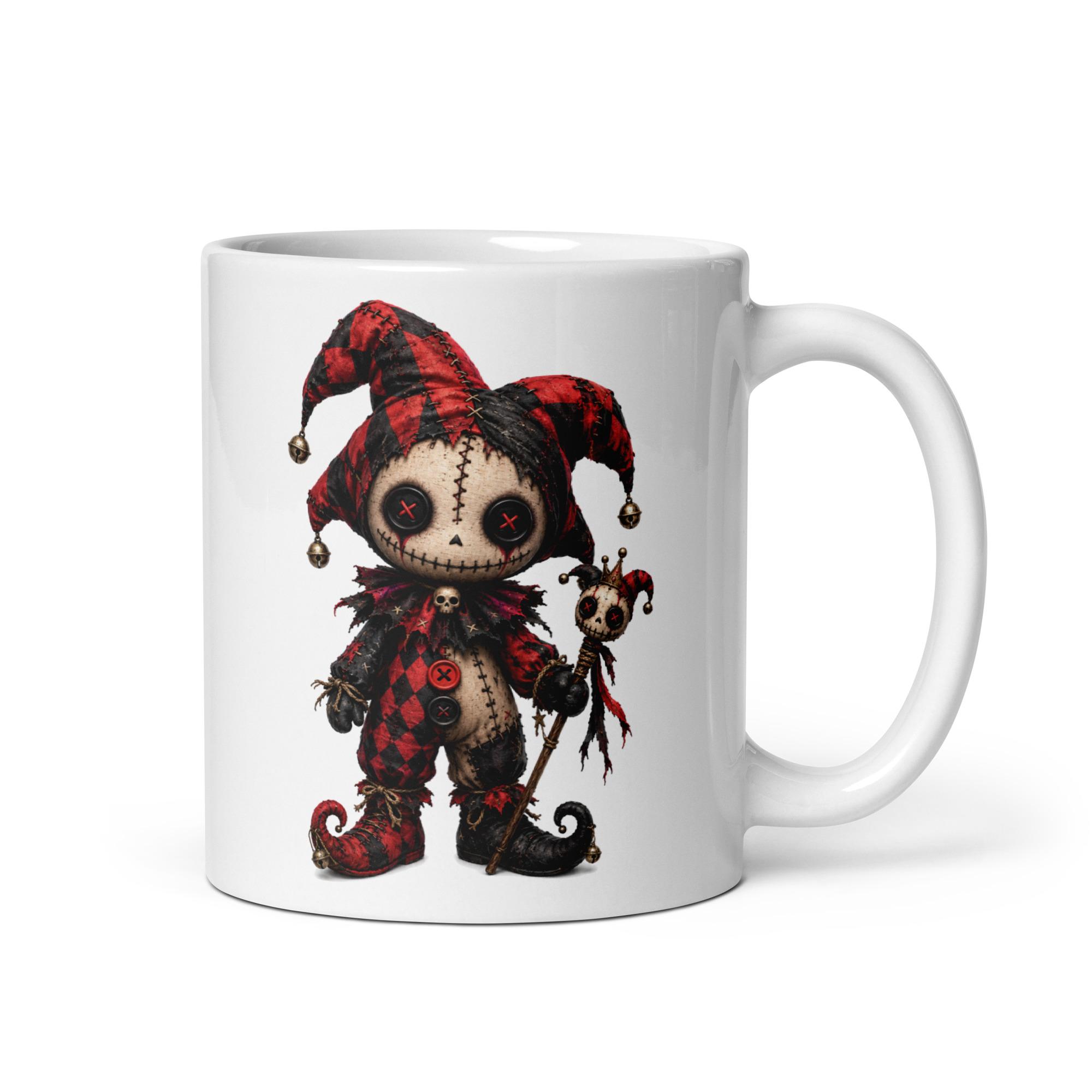White glossy mug