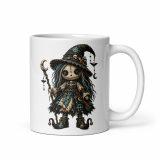 White glossy mug