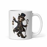 White glossy mug