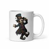 White glossy mug